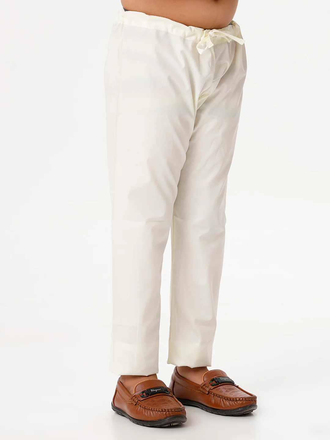 Boys Emerald Orange Kurta with Pyjama Pant Combo EMD3 - Image 6